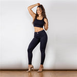 Black Lulu Mid Waist Leggings Lift & Support