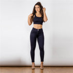 Black Lulu Mid Waist Leggings Lift & Support