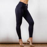 Black Lulu Mid Waist Leggings Lift & Support