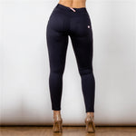 Black Lulu Mid Waist Leggings Lift & Support