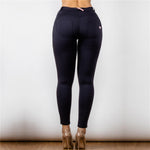 Black Lulu Mid Waist Leggings Lift & Support