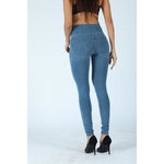 High Waist Blue Denim Lifts & Supports