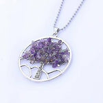 7 Chakra Tree Of Life Women Pendant Necklace