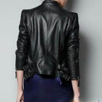 Black Leather Jacket for Casual Wear