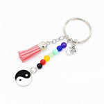 7 Chakra Key chain Car Key Chain Ring Pendant For Bag