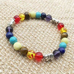 7 Chakra Elephant Char Bracelets For Women