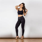 New High Waist Front Buttons Denim Pants Lift & Support