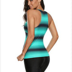 Strappy Hollow-Out Back Tankini Swimsuits For Women