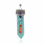 7 Chakra Men Women Pendant Necklace 2