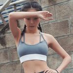 New Sexy Backless Bras Contrast
