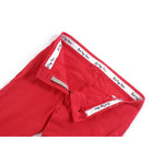 Red Cotton Pants Lift & Support