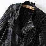 Black Leather Jacket for Casual Wear