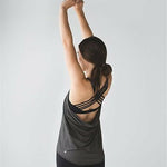 Open Back Sleeveless Yoga Shirt/Bra