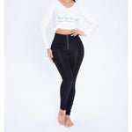 Black Cotton Pants Lift & Support