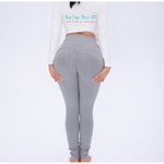 High Waist Gray Knitted Lift & Support