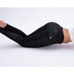 Black-Matte Eco-Leather Pants Lifts & Supports