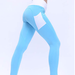 Side Pocket Splice Sporting Leggings