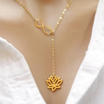 Lotus Infinity Necklace