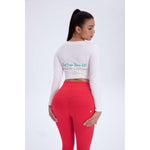 Red Cotton Pants Lift & Support