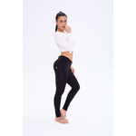 Black Cotton Pants Lift & Support