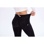 Black Cotton Pants Lift & Support