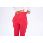 Red Cotton Pants Lift & Support