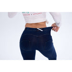 Mid Waist Denim Jeans  Lifts & Supports