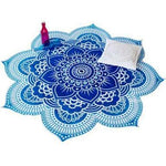 Indian Mandala Tapestry Lotus Throw