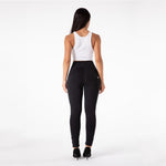 New Black High Waist Cotton Leggings Lift & Support