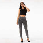 New Gray Denim Pants Lift & Support