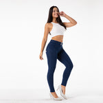 New Dark Blue Denim Pants Lift & Support