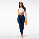 New Dark Blue Denim Pants Lift & Support