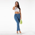 New Light Blue Denim Pants Lift & Support