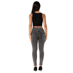 New Gray Denim Pants Lift & Support