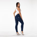 New Dark Blue Denim Pants Lift & Support