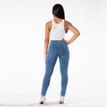 New Light Blue Denim Pants Lift & Support