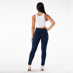 New Dark Blue Denim Pants Lift & Support