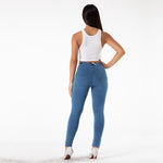 New Light Blue Denim Pants Lift & Support