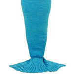 Hand Woven Mermaid Tail Blanket