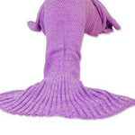 Hand Woven Mermaid Tail Blanket