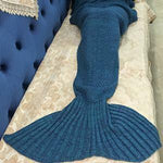 Hand Woven Mermaid Tail Blanket