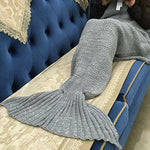 Hand Woven Mermaid Tail Blanket