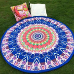 Round Mandala Hippie Boho Beach Throw