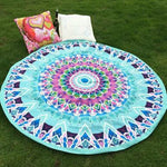 Round Mandala Hippie Boho Beach Throw