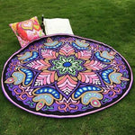 Round Mandala Hippie Boho Beach Throw