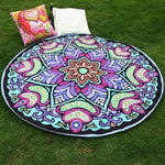 Round Mandala Hippie Boho Beach Throw