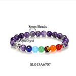 7 Chakra Healing Balance Beads Bracelet Men Women