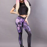 Fashion Crossbones Printed Leggings with Hiney Trainer™