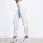 2019 Moto Design Leather-like Varnish Mesh Panels Leggings Hiney Trainer™