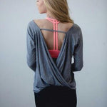 Long Sleeve Backless Alexandra Top